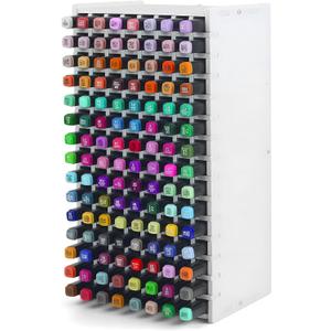Marker Organizer, Marker Holder Organizer for 120 Markers with Removable Divider, Marker Storage for Desk, Art Marker Storage Rack to Storing Markers Colored Pens Desk Organizer