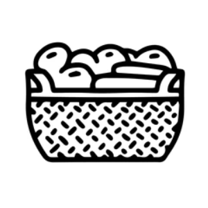 13x15.5, 12x14.75, 10x13.5in Woven Basket With Fabric Lining, Wheat/Rose Gold, 3pc