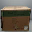 VECELO Bar Stool, Adjustable Barstools with Backrest, 360Swivel PU Leather Stools for Kitchen Counter, Modern Style, White (Set of 1)