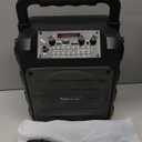 Karaoke Machine for Adults - Portable Bluetooth Karaoke Speaker with Two Wireless Microphones, PA System Speaker Supports TF Card/USB, AUX in, REC, Bass & Treble for Party/Meeting