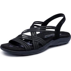 Skechers Women's Reggae Slim Simply Stretch Sandal, 10