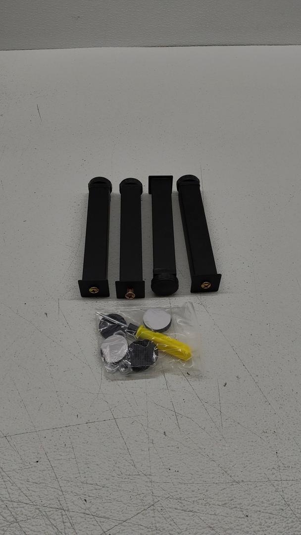 RemixOri 4Pcs Bed Frame Support Legs - Adjustable Metal Center Legs with Anti-Slip & Noise-Free Rubber Pads, Easy to Install for Beds, Slats, Sofa, Cabinets (7.87-8.66 inch)