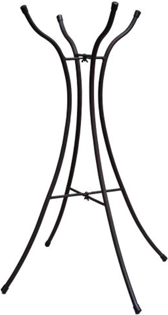 Evergreen Garden Metal Hourglass Shape Bird Bath Stand for Outdoors | 31" Tall Fits up to 18" Diameter Bowls | Weatherproof Easy Assembly | 4 Stable Steel Legs for Garden Patio Outside