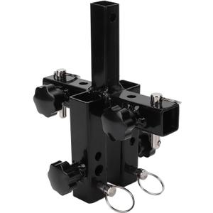 Rear Basket Convert Frame, Aluminum Alloy Multifunctional Rear Mounting Bracket Transfer Frame Rear Mounting Bracket Frame for Rear Box, Umbrella for Mobility Scooter, Cart