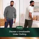 Depend Real Fit Incontinence Underwear for Men, Disposable, Maximum Absorbency, Small/Medium, Grey, 22 Count, Packaging May Vary