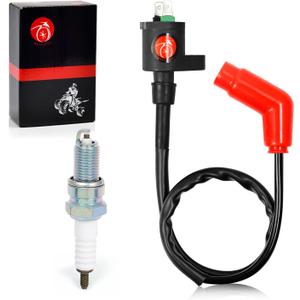 Ignition Coil Pack and spark plug For HONDA TRX250EX RECON 250 TRX250TE TRX250TM TRX250X Fourtrax 300 TRX300FW TRX300 1988-2018