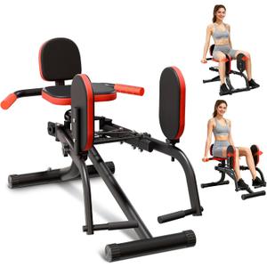 2 in 1 Hip Abductor & Adductor Machine, 20-120LBS Adjustable Resistance | Targets Glutes & Inner Thighs. Compact, Space-Saving Design. Daily Strength Training and Leg Sculpting at Home Gym