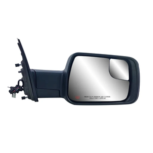 Passenger Right Side Door Mirror Power and Heated with Blind Spot Glass Textured Back Cover for RAM 1500 from 2019 to 2024