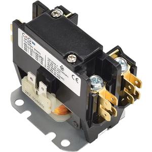 1 Pole Air Conditioner Contactor 30 Amp 24VAC Coil,Condenser Contactor Compressor Contactor AC Definite Purpose Contactor (Pack of 1 Pcs)