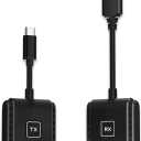 SmartSee Wireless USB-C to HD Transmitter and Receiver Kit Screen Mirror and Screen Extender for iPhone 15 16 Mac iPad to TV Projector Monitor Display Adapter Plug and Play