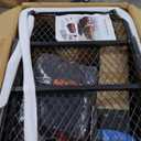 MeeFar Folding Hitch Mount Cargo Carrier Basket 60" X 20" X 6"+Waterproof Cargo Bag 16 Cubic Feet(58" 19" 24"),Hauling Weight Capacity of 500 Lbs and A Folding Arm.with Hitch Stabilizer,Net and Straps