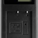 Norifon SLB-0837 LCD USB Charger for Samsung Digimax i5, Digimax L50, L60, L80, i70, L700, L73, NV3, NV5, NV7, NV7 OPS Camera and More