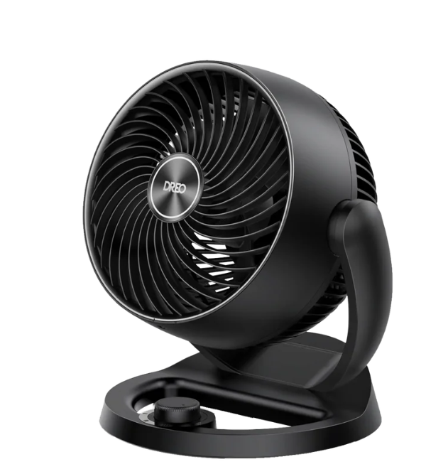 DREO Fan for Bedroom, 12 Inches, 70ft Powerful Airflow, 25db Quiet Table Air Circulator Fans for Whole Room, 120° Adjustable Tilt, 3 Speeds, Desktop Fan for Home, Office, Kitchen