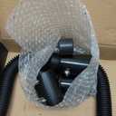 48" Black Stainless Steel Radiator Flexible Coolant Hose Kit With Caps Universal