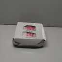 WDF 180 Pieces Pink Plastic Silverware Disposable - Clear Pink Cutlery Sets 60 Forks, 60 Knives and 60 Spoons - Heavy Duty Disposable Utensils for Wedding, Party