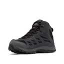 Columbia Men's Crestwood MID Waterproof Hiking Shoe, Dark Grey/Deep Rust, 10.5