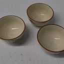 LS Japanese Rice Bowls Set of 3, 10.14 oz Small Round Ceramic Bowls, Microwave Safe, Ideal for Soup, Rice, Sushi