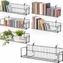 6 Pack CD/DVD Retail Shelf, 23" L x 6" D x 6" H, Grid Wall Shelf
Cassette Slatwall Pegboard Display, Black Hanging Display Rack, Metal CD Wall Shelf Organizer for Retail Store, Home, Office