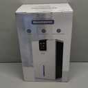 Dehumidifier, Dehumidifiers for Home, 98 OZ Water Tank, (1000 sq.ft) Quiet Dehumidifier for Basement Bedroom Bathroom with Humidity Display, Auto Shut Off, Relaxing 7 Color Ambient Light(Gray)