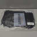 Crweety 50 Pcs Black Organza Bags 6x9 Inches, Large Mesh Gift Bags Drawstring for Crafts Soap Candy, Jewelry Treat Mesh Bag Drawstring for Easter Gifts Wedding Party Favors Baby Shower (1 Count (Pack of 50))