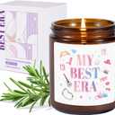 Vanilla Candles for Home Scented9oz My Best Era Girl Decorative Soy Candle, Birthday Chirstmas Candles Gifts for Women Sister Girlfriend, Pack of 2