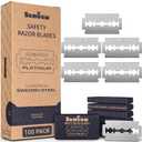 Safety Razor Blades | Swedish Steel Replacement Razor Blades | 100 Pack - 18 to 24 months supply | Bambaw