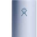 Hydro Flask Water Bottle - Insulated Stainless Steel - Wide Mouth Flex Straw Lid, Non Spill, Leakproof and Refillable in 40 Oz Surf Blue