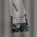 Honoson LED 5 mm Christmas String Lights Replacement Bulbs LED Wide Angle Wire Light Set Indoor Outdoor Home Decor Festival Decorations for Xmas Tree Lights (Colorful Bulb,60 Count) (Green Base with Colorful Bulb)