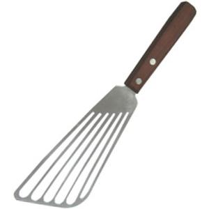 Winco Fish Spatula, Wooden Hdl, 6.5" Blade
