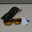 Titan Gaming Glasses, Blue Light Blocking, Night Driving Glasses for Men, Computer Protection Christmas Gift for Gamers (Black)