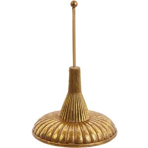 Kurt Adler 7-Inch Resin Gold Finial Holder