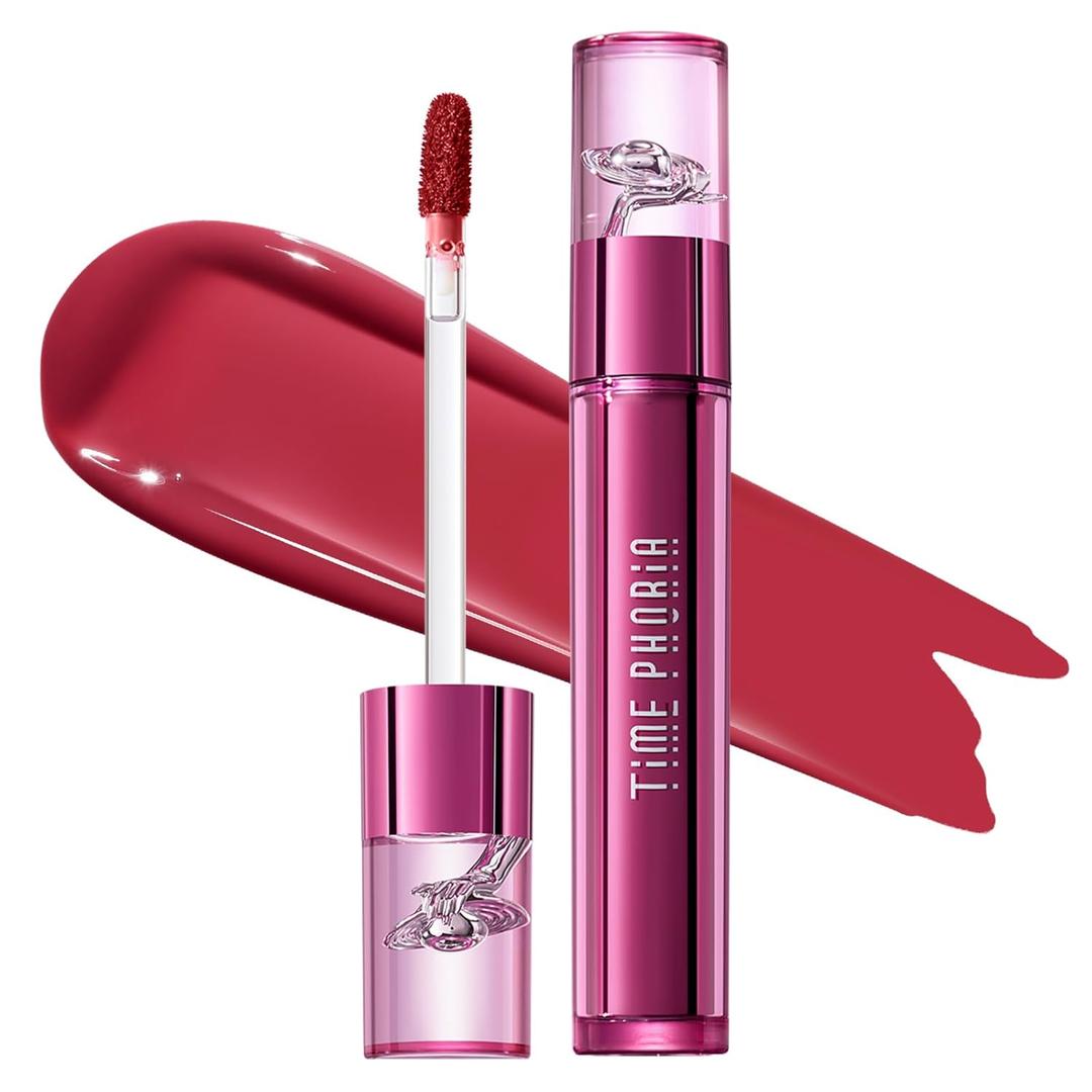 Altera Blurring Lip Tint 003 Bloom, Reddish Pink Glossy to Soft Matte Finish, Blur Lip Lines, Weightless No-Sticky Airy Velvet Texture, Vibrant Hydrating Long-Lasting Lip Makeup