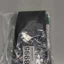 Monogrammed Towels Fingertip, Personalized Gift, 11 x 18 Inches - Set of 2 White Embroidered Towel - Extra Absorbent 100% Cotton - Soft Velour Finish - For Bathroom/ Kitchen/ Spa - Initial N (Black)