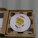 Kidde Smoke and Carbon Monoxide Detector, Hardwired with 10-Year Battery Backup, LED Status Lights, Interconnected, 85 dB Alarm, 5 inches, 30CUA10, 1 Pack