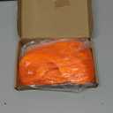 PLULON Orange Short Bob Wig and Sunglass Set, Neon Short Bob Wig Sunglass Pack Costume Colorful Cosplay Wig Hairpieces for Bachelorette Neon Party Favors, Halloween Decorations