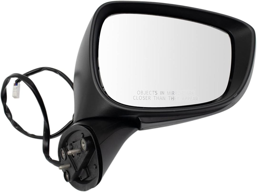 TRQ Exterior Mirror Assembly RH Side Power Blind Spot Turn Signal for Mazda CX5