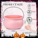 62 Pcs Pink Halloween Cauldron Disco Ball Decorations Indoor DIY Bubbling Cauldron 12.6 Inch Pink Witches Pot Halloween Party Kitchen Table Home Decoration Set