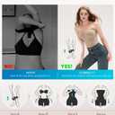 Shapewear Bodysuits for Women, Tummy Control Full Body Shaper with Removable Straps, Seamless Strapless Body Suit (Beige, S)