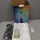 17 Colors LED Liquid Motion Lamps with Remote: 16 Inch Color Changing Lamp Black Night Light for Kids Adults, Relaxing Table lamp Nightlight for Bedroom Office Decor Christmas Thanksgiving Day Gifts (White)