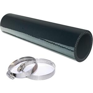 ID 2 inch Straight Silicone Hose (8 inch Length) Coupler 4-Ply Reinforced with Stainless Steel Clamps Intake Piping, Couplers