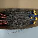 Head Massager Scalp Scratcher 12 Finger Body Relaxing Hair Massage, Gold, Red, Navy Blue, Light Blue Set (36 Pieces)