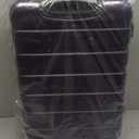 Coolife Medium Luggage Hardside Carry On with Spinner Wheels TSA Lock Telescopic Handle (24 inch-Purple