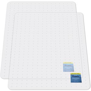 Azadx Heavy Duty Office Chair Mat for Carpet 36" x 48" Hard Material Chair Mat for Carpeted Floor Non-Slip Carpet Protector for Office Easy Glide Desk Floor Mat for Office Chair on Carpets 2 Pack