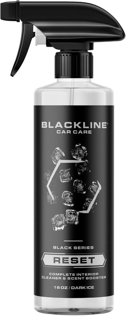 Blackline Luxury Scented Interior Cleaner Reset Deep Cleans & Deodorizes All Surfaces, pH-Neutral High-Foam Formula, Long-Lasting Premium Fragrance for Car (16 Fl Oz (Pack of 1))