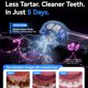 RANVOO AirJet X5 [New-Gen Jet Clean | Max Tartar Removal] Electric Toothbrush, 100% Plaque Removal, Whitening & Gum Care, 60-Day Battery Life, Rechargeable with 3 Pro Brush Heads, Light Blue