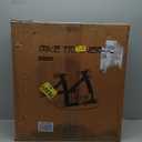 Bike Trainer, Magnetic Bicycle Stationary Stand for Indoor Exercise Riding, 26-29" & 700C Wheels, Quick Release Skewer & Front Wheel Riser Block Included (BLACK)