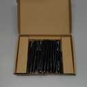 Amazon Basics Felt Tip Marker Pens, Versatile for Writing, Drawing, and Journaling, Black, 24-Pack