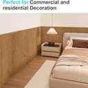 Art3d Wainscoting Panels, Beaded Polystyrene Wall Board for Interior Wall Dcor, 79.3 Wide X 40.7 high, Covers 22.38 sq.ft, Teak