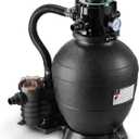 Airthereal AquaMind AM13 Sand Filter Pump for Above Ground Pool, 13" Pool Sand Filter System,  HP Motor, High-Flow 3,435 GPH, 7-Way Valve, Reliable Motor for Pools Up to 11,000 Gallons