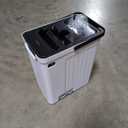 Mop and Bucket Set | Auto-Spray Cleaning | Dirty Water Separation Keep Water Fresh | Flat Mop & Bucket with Scraper | 3X Washable Pads | Mops for Floor Cleaning All Floors Tile Wall Window (White)